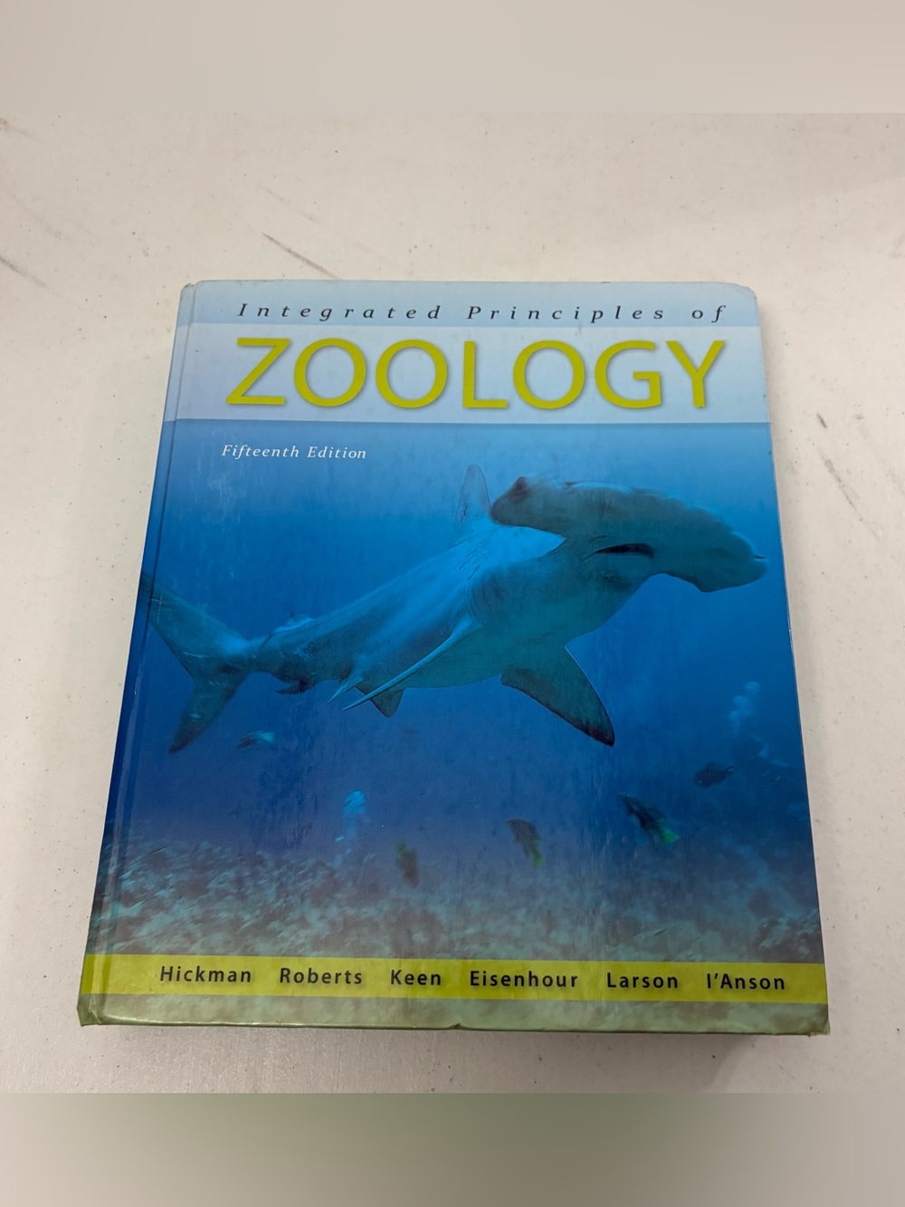 INTEGRATED PRINCIPLES OF ZOOLOGY By Hickman & Susan Keen - Hardcover 15th Ed